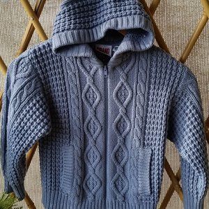 Grand Knitwear Girls Cableknit Sweater